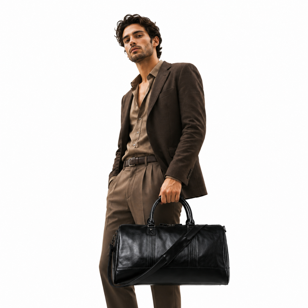 Sac de voyage en cuir - Léo