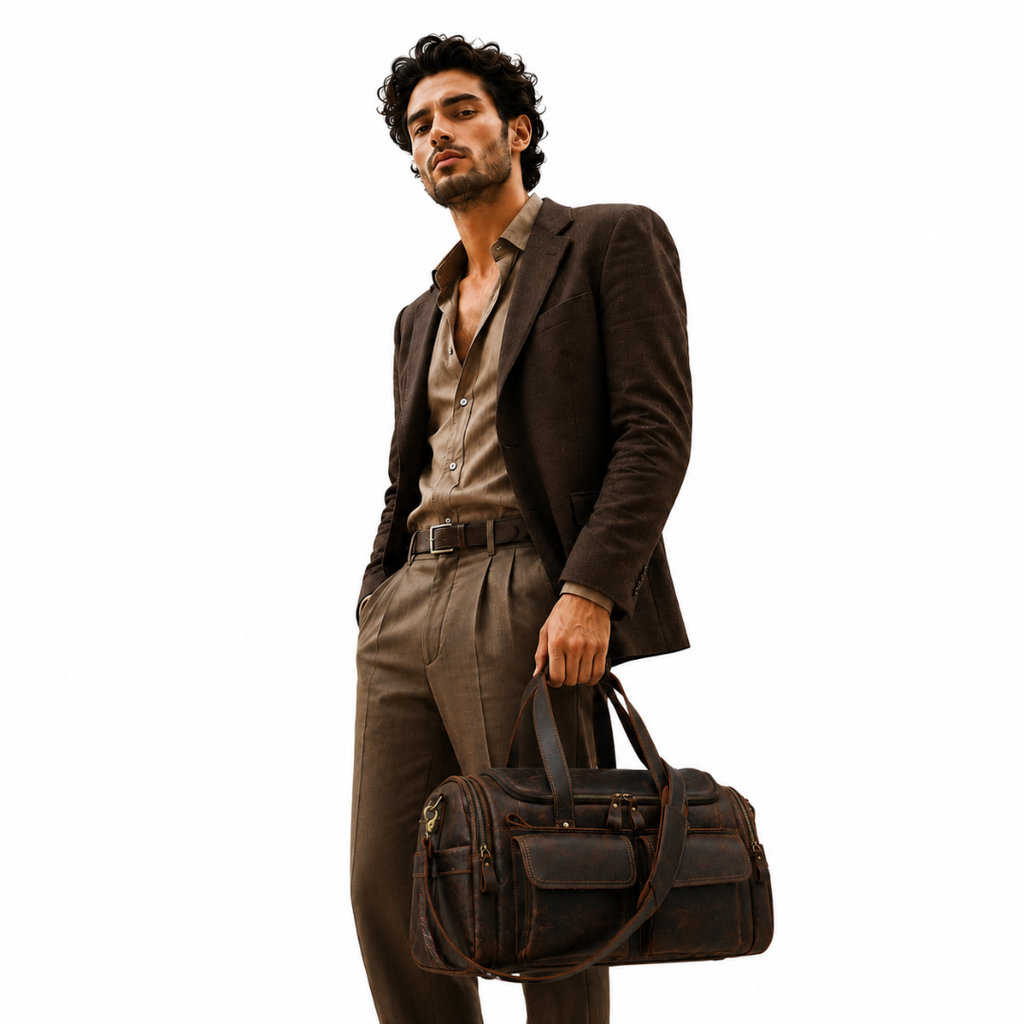 Sac de voyage en cuir - Lucien