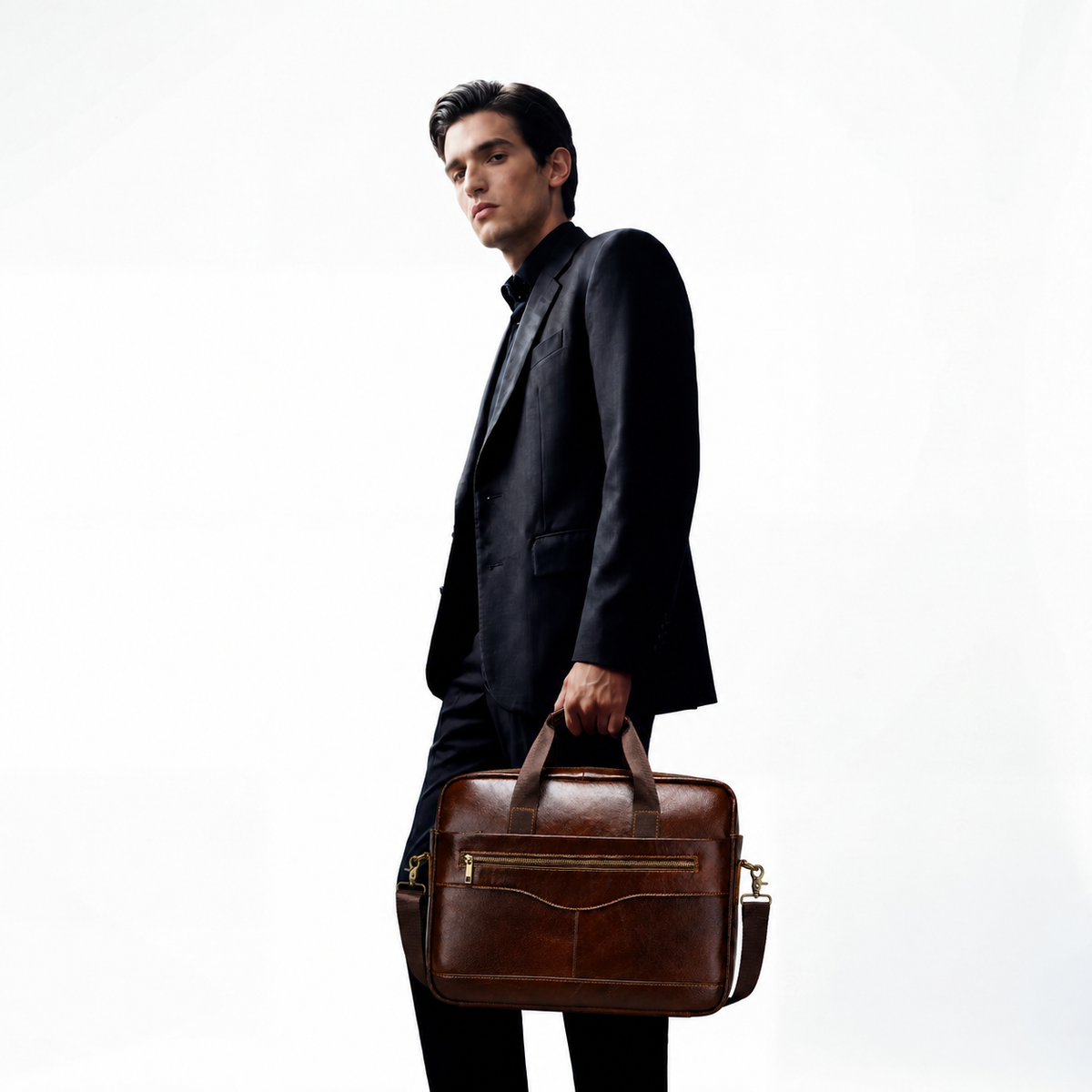 Porte document en cuir - Charles