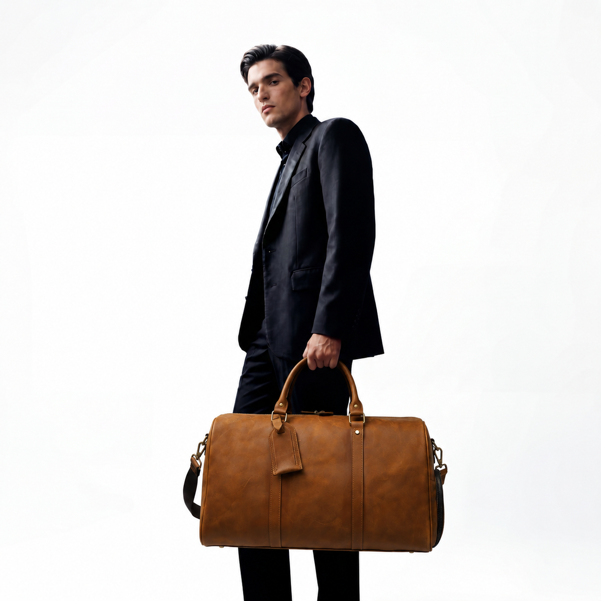 Sac de voyage en cuir - Alphonse